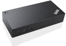 Load image into Gallery viewer, Lenovo ThinkPad USB-C UltraDock With 90W 2 Prong AC Adapter (40A90090US, USA Retail Packaged)
