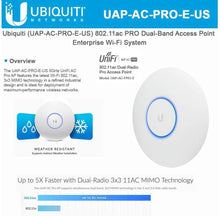 Load image into Gallery viewer, Ubiquiti UniFi AP AC PRO 802.11ac Scalable Enterprise Wi-Fi Access Point
