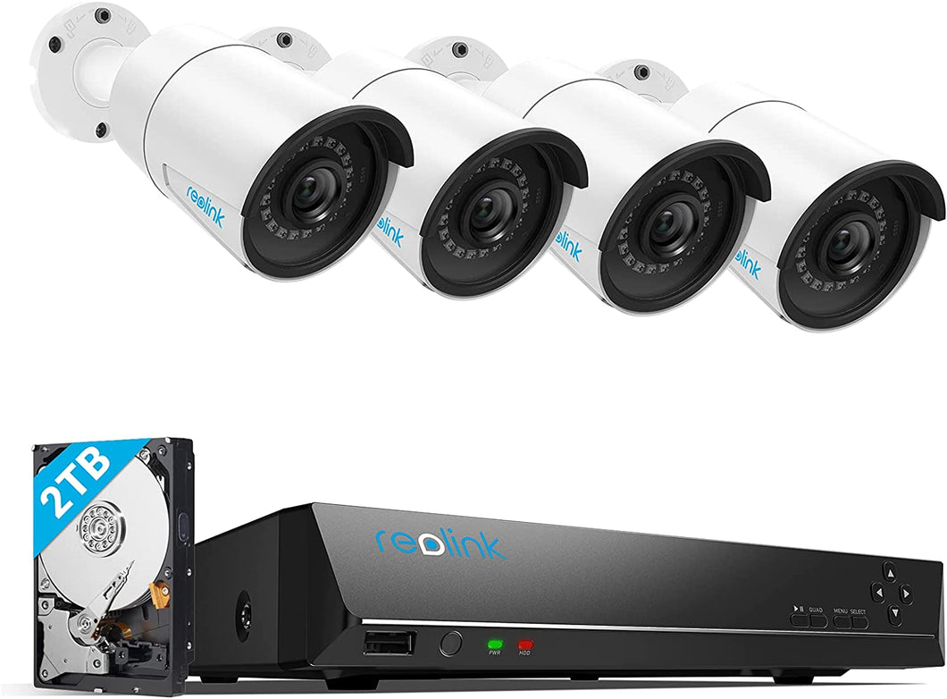 REOLINK 8CH 5MP Home Security Camera System,