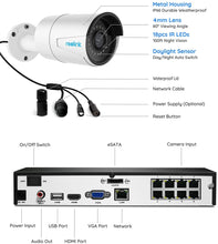 Load image into Gallery viewer, REOLINK 8CH 5MP Home Security Camera System, 4pcs Wired 5MP Outdoor PoE IP Cameras, 8MP 8CH NVR with 2TB HDD for 24-7 Recording, RLK8-410B4-5MP
